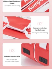 Kumpoo Red Shoulder Kitbag - Image 2
